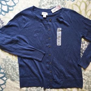 NWT Blue Old Navy Cardigan M